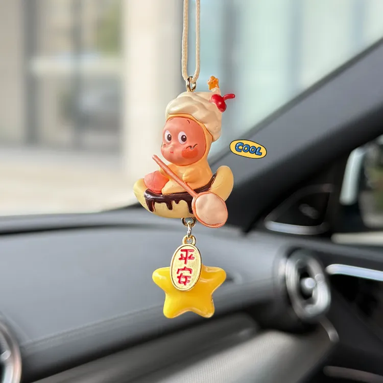 高级感2025新款汽车挂件创意车挂车内车载饰品后视镜平安挂饰