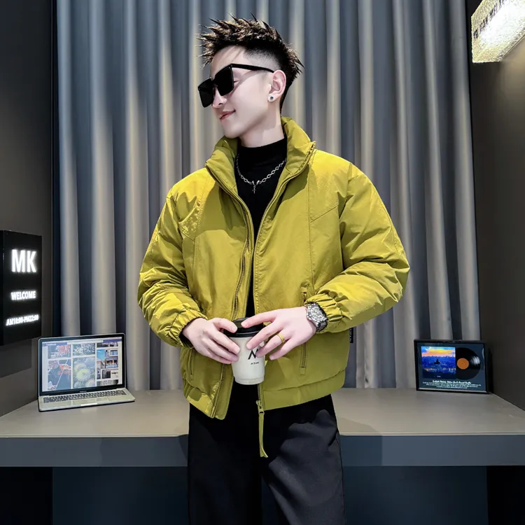 潮牌解构棉服男款2025新款高级感痞帅加厚保暖棉袄子百搭棉衣外套