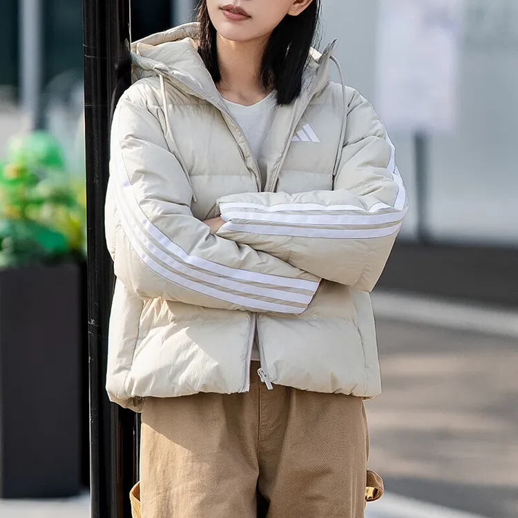 阿迪达斯（adidas）女装 25新款600蓬羽绒时尚防风运动服 KH3979