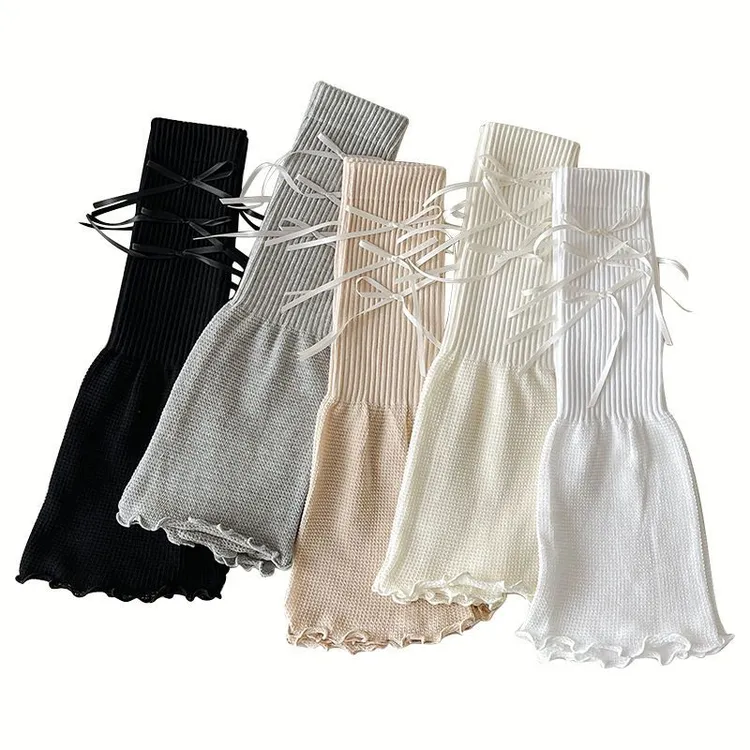 针织夏季薄款长筒袜堆堆袜修饰腿型春秋款亚文化白色百搭袜子大码