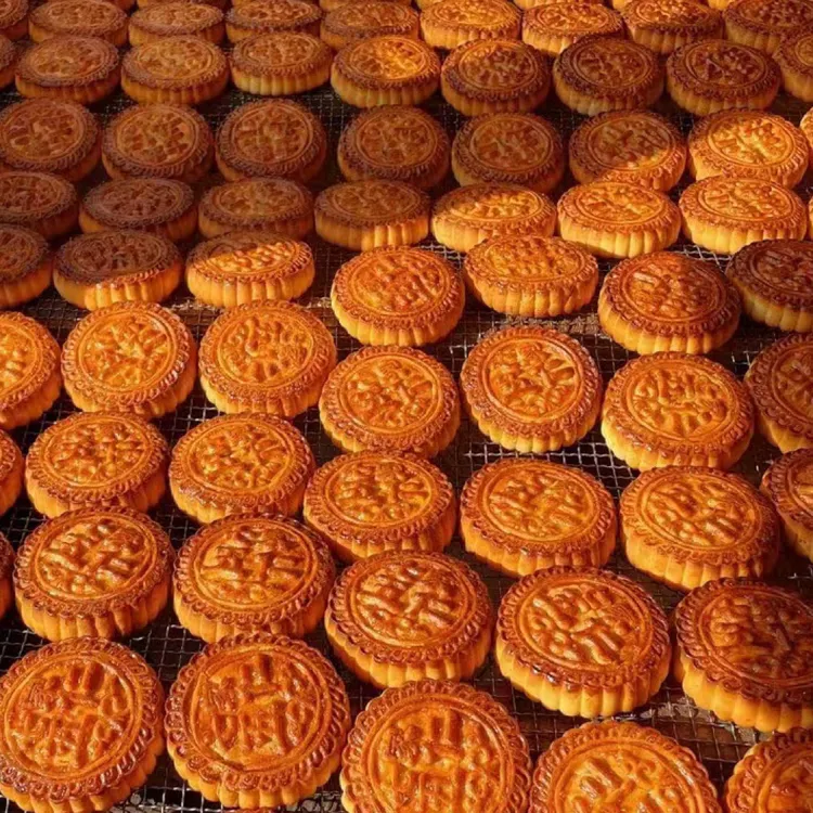 有糖  七家继军老式月饼纯手工制作