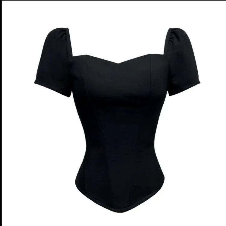 短袖性感立体鱼骨束身抹胸修身背心显瘦内搭露肩上衣2025年嘻哈潮
