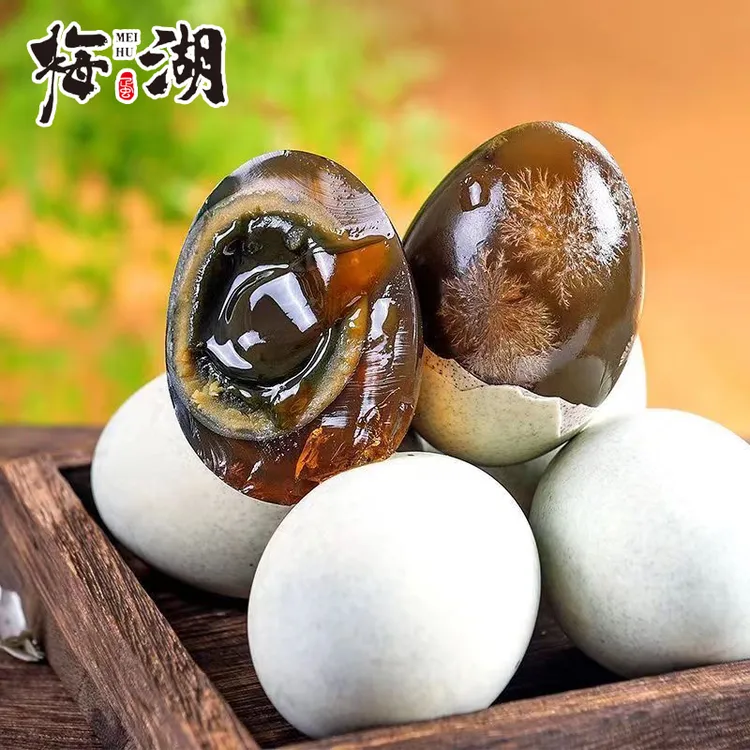 【整箱批发】皮蛋松花蛋传统工艺手工腌制味道鲜香美味即食厂家直销