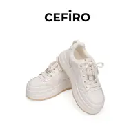 【CEFIRO · 塞飞洛】FL 新款时尚百搭运动休闲鞋 AFA2C01053 米白