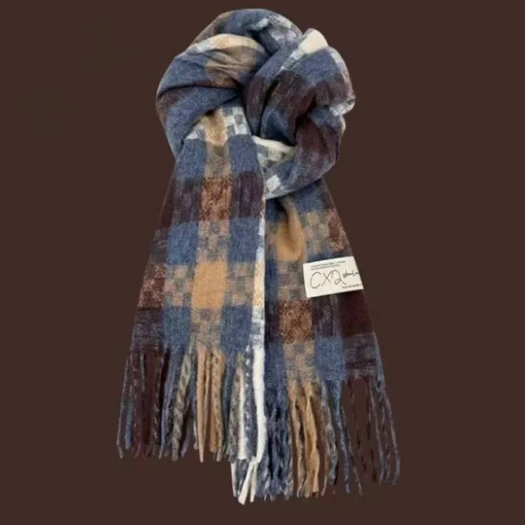 梵高品质围巾加厚保暖男女长款围脖披肩