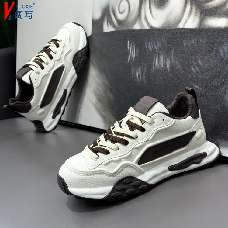 秋季新款透气阿甘鞋男士百搭低帮运动休闲小白潮鞋软底驾车老爹鞋