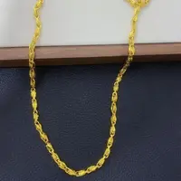 铜合金项链 精工麦穗项链
