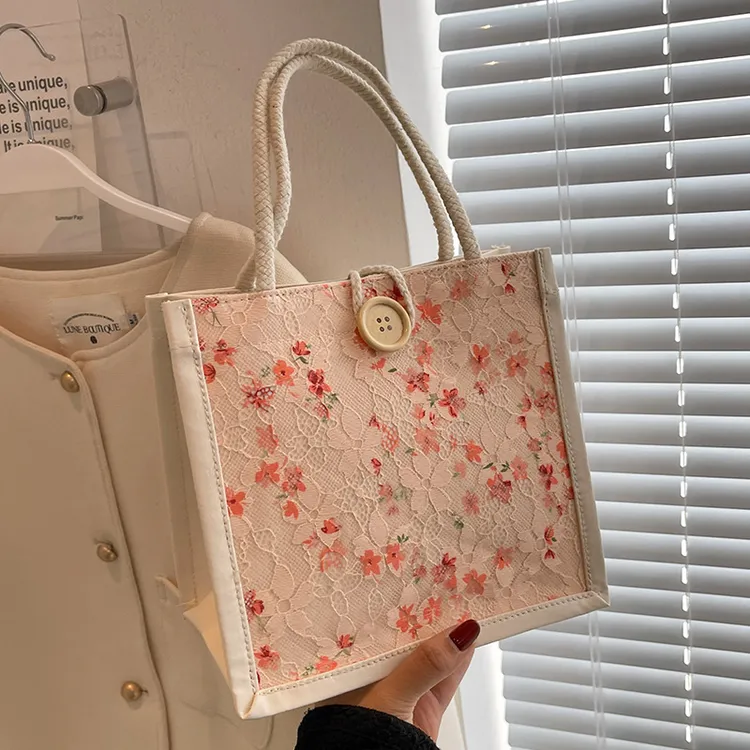 迷你手提包包女时尚单肩学生百搭外出手拎饭盒袋