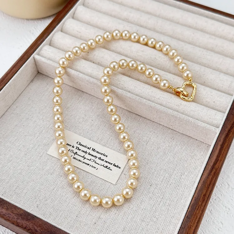 【KEFAN珂梵】时尚优雅经典法式复古风设计师款女士气质项链