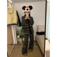 【刘噗噗】民族风jolly@原  摇粒绒纽扣夹棉马甲