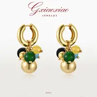 G XIAOXIAO 高级复古设计款气质百搭耳环 B1H12