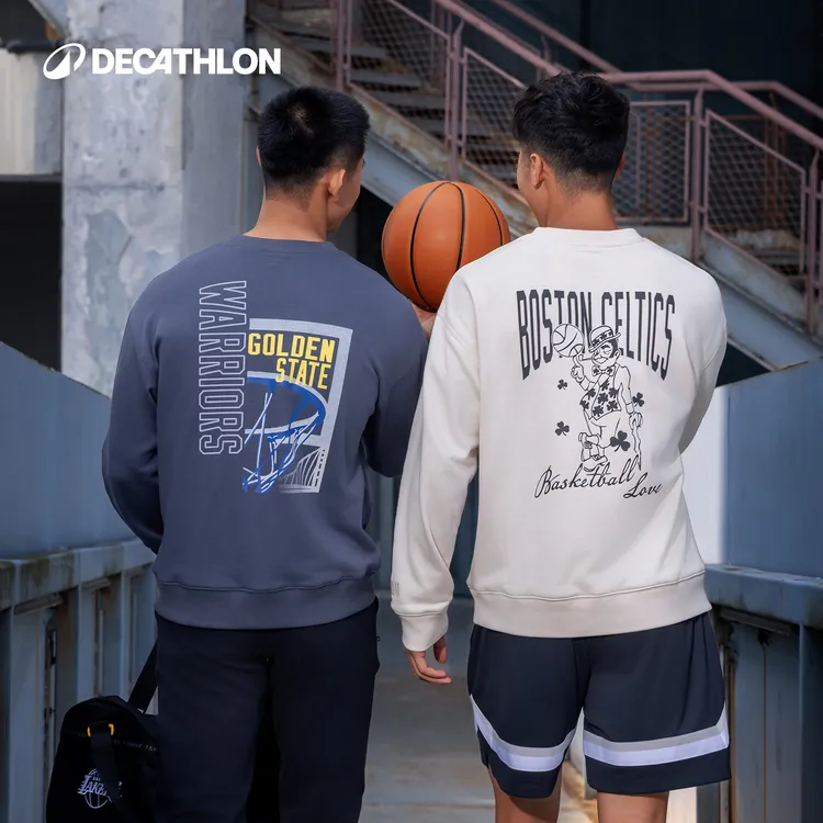 迪卡侬NBA联名成人篮球运动卫衣情侣同款波士顿凯尔特人374554