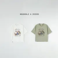 【MUSHISLE】阿又夏季童装儿童男童中大童个性双纱复古短袖85126X