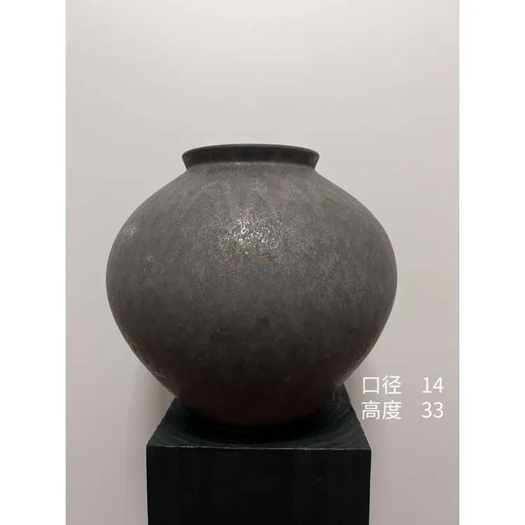 景德镇高温手工花瓶 内口径14 高度33
