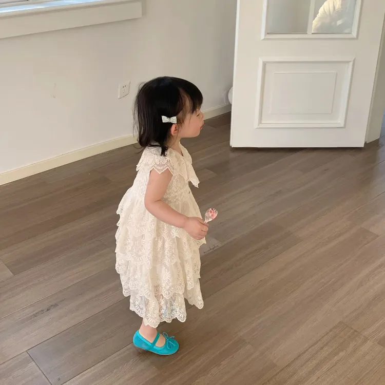 小惜亦女童夏季2025新款爆款连衣裙重工蕾丝公主裙气质生日礼服裙