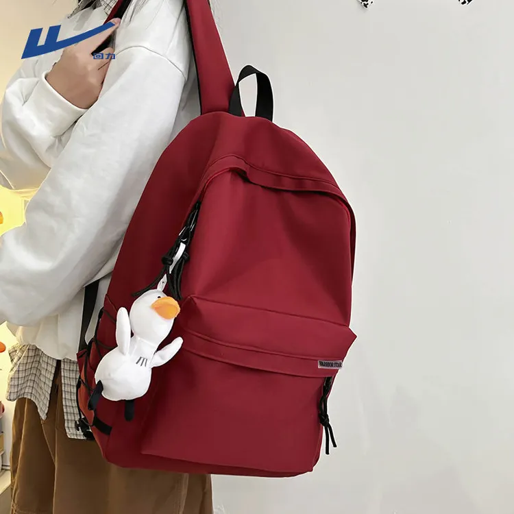 回力双肩包女书包大学生电脑包简约休闲通勤旅游旅行背包男