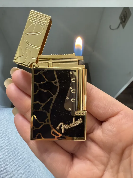 吉他联名朗声创意打火机时尚适合男士送礼点火防风高档复古经典