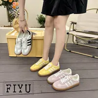 德训鞋女2025 秋季新款 百搭平底复古经典休闲鞋低帮板鞋F250310