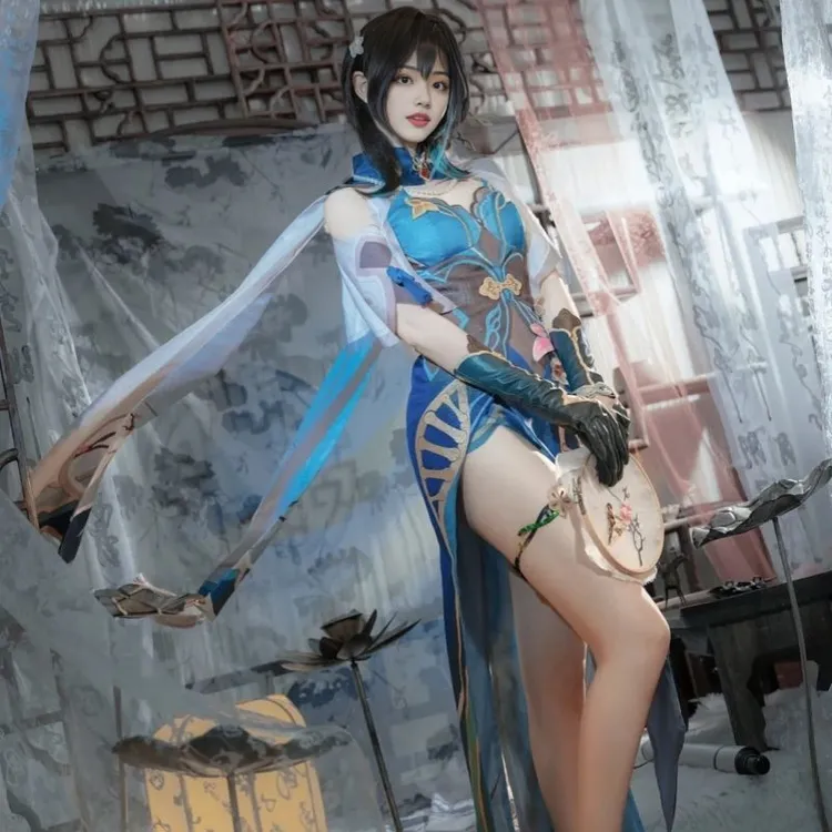 崩坏星穹铁道阮梅c古风旗袍二次元动漫游戏cosplay服装万圣节性感