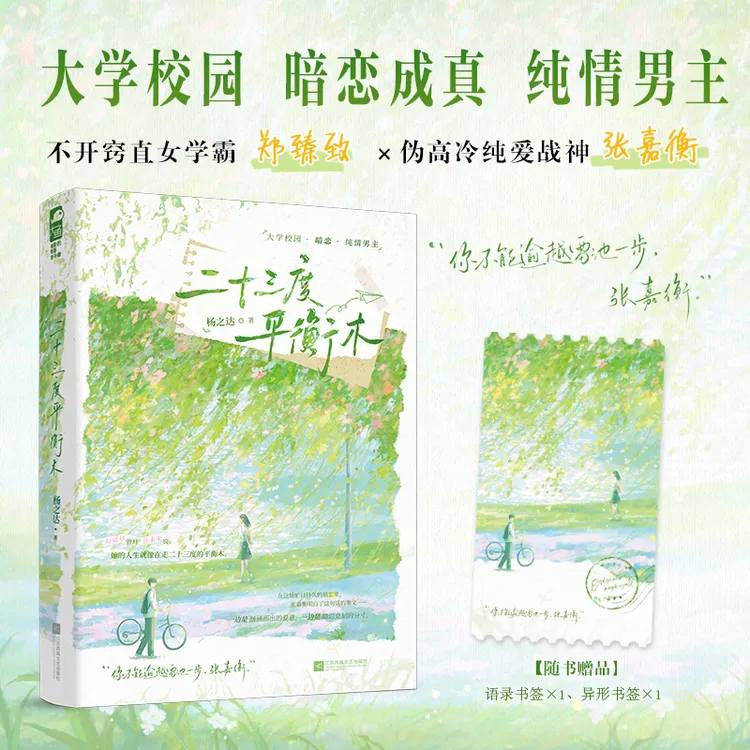 【大鱼文学】二十三度平衡木 杨之达著 校园暗恋纯情男主