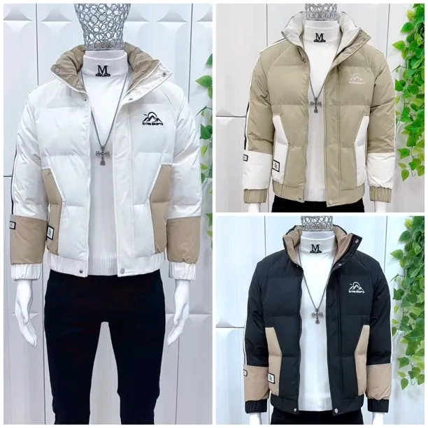 冬季男款棉服加厚外套潮流百搭新款男士修身立领保暖棉服新款显瘦