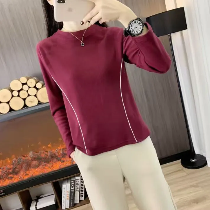 【升级款德绒】TG2 打底衫糯米绒 不挑人款 秋冬时尚 设计感显瘦