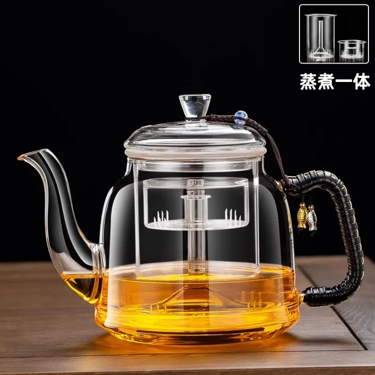 茶壶高硼硅耐高温防爆烧水壶电陶炉专用喷淋单壶