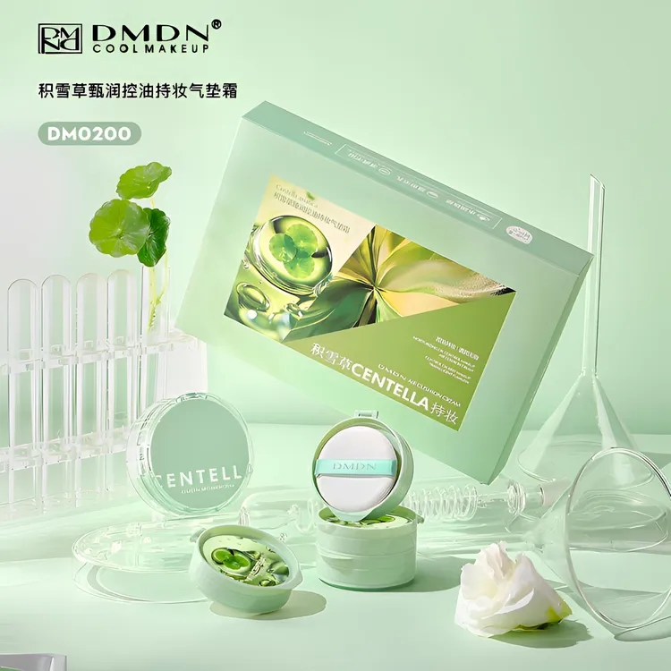 DMDN积雪草臻润控油持妆气垫霜自然透润隐毛孔细腻轻薄不卡粉底妆