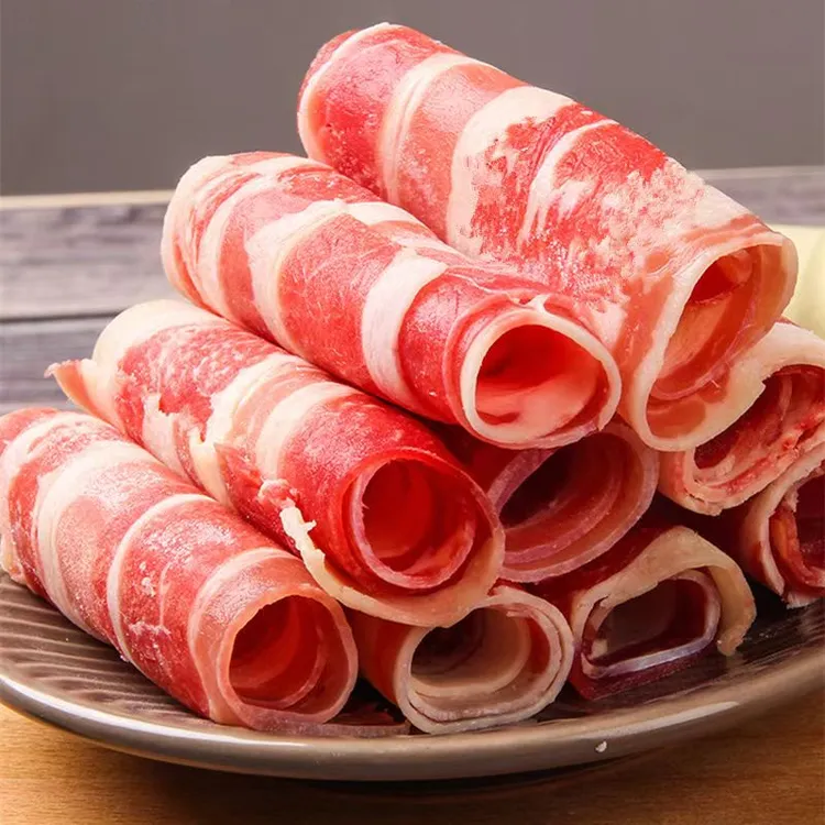 【顺丰/京东EMS包邮】纯牛肉雪花牛肉卷调理火锅食材肥瘦相间发货T