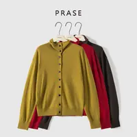 PRASE·现货【秋风微澜】微胖轻奢设计款秋长袖毛衫PR508S49