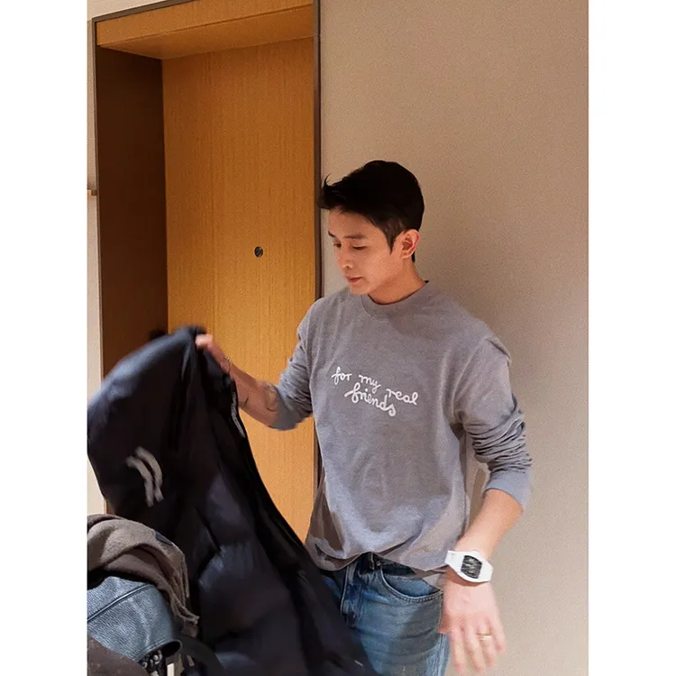 CCSS ST/ 一体抓毛重磅380克 胸口刺绣秋冬内搭三色 圆领毛针织衫