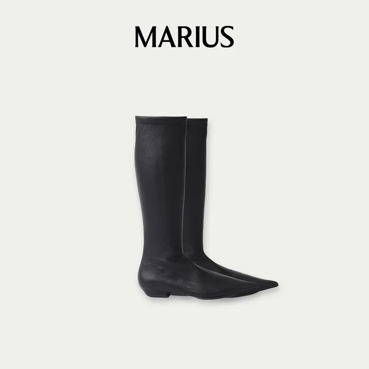 MARIUS’尖头靴‘时髦穿搭利器，四季可穿 时尚 黑色 极简 轻奢