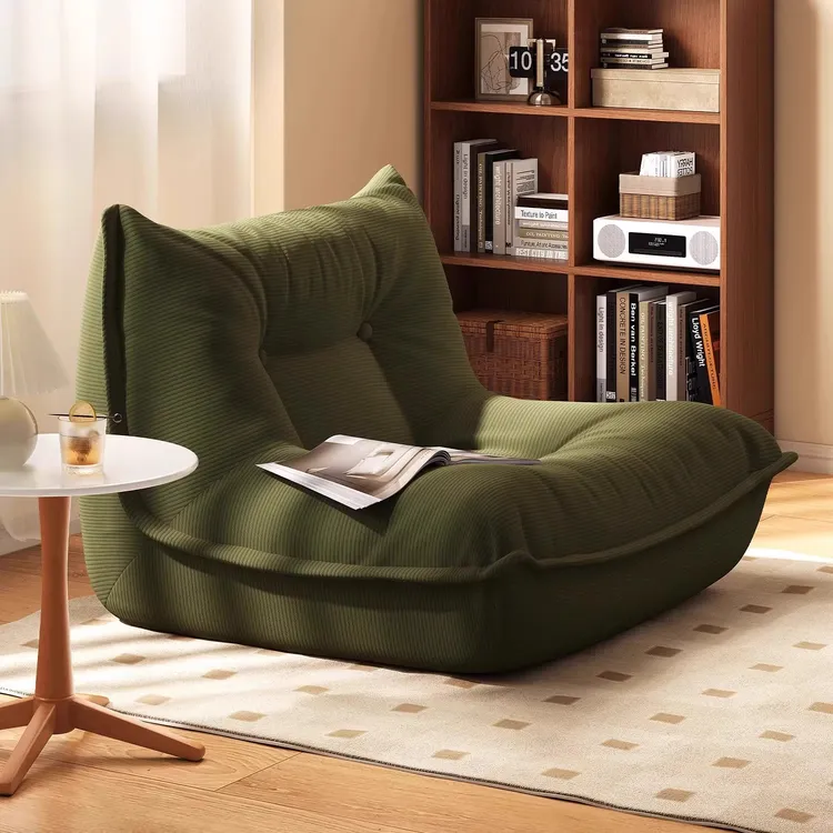 毛毛虫懒人沙发可躺可睡客厅单人沙发椅阳台卧室小户型榻榻米沙发