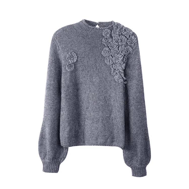 千韵伊然 打底衫针织时尚加厚衫长袖休闲百搭8507