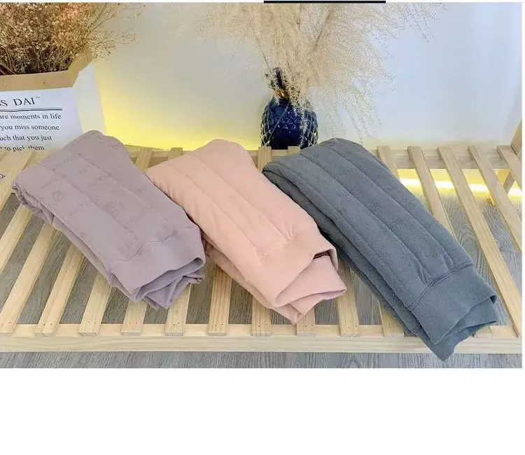 2025年男女童束脚裤纯色棉裤裤子长裤简约保暖透气保暖裤冬季