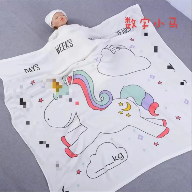 双层儿童纯竹凉感毯竹纤维冰丝毯浴巾毯子午睡毯盖被薄款空调毯