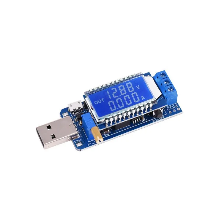 dc-dc直流12v转9v5v3.7v稳压器 降压升降压可调24v电压电流表模块