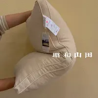 【昭和山田】外贸原单 亚麻+棉枕头 日本小松精炼枕芯 低枕中枕