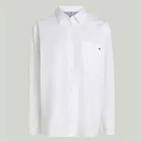  Tommy Hilfiger 经典logo徽标纯棉条纹长袖衬衫