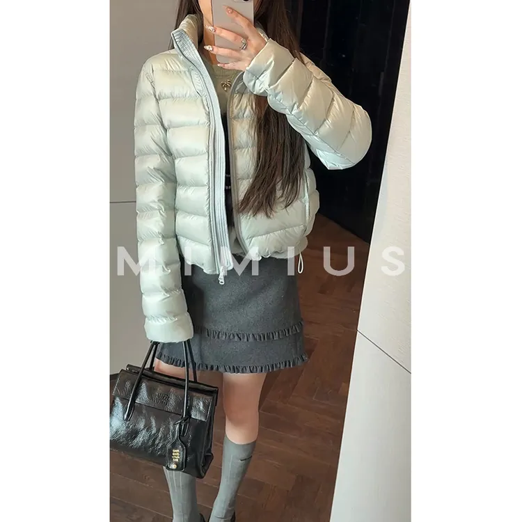 【mimius】P 可溯源三星安心羽绒 简约立领拉链排骨羽绒服 G12017