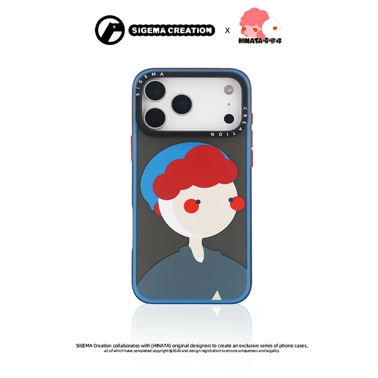 SigemaCreation艺术家HINATA联名手机壳适用iPhone17磨砂磁吸壳
