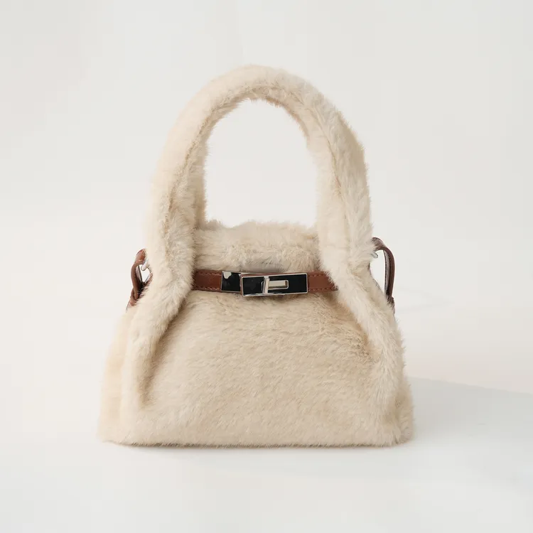 西子/精致可爱仿皮草包包单肩包斜挎包/BBKX0033