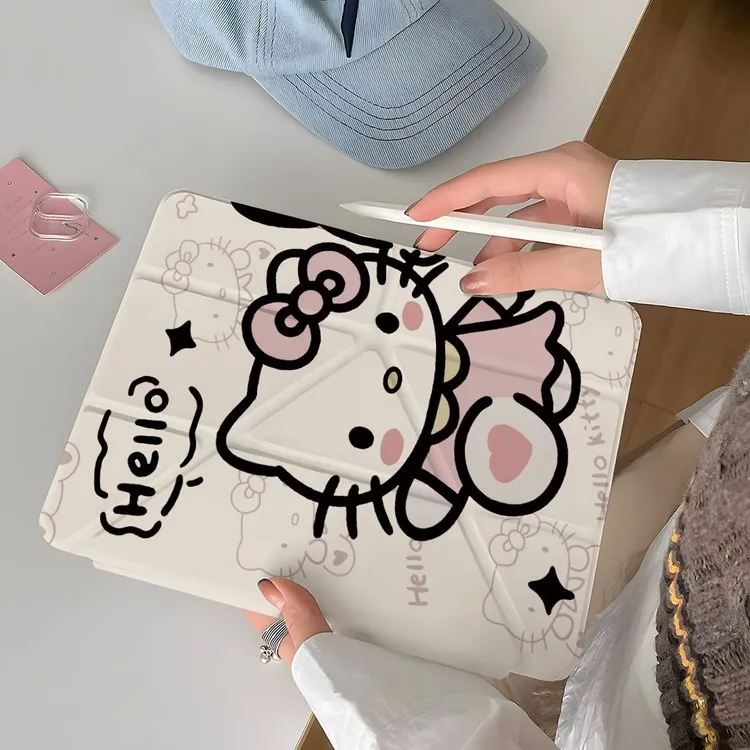 魅榔你好KT猫适用苹果iPadA16平板保护套2025iPad11笔槽iPad10壳