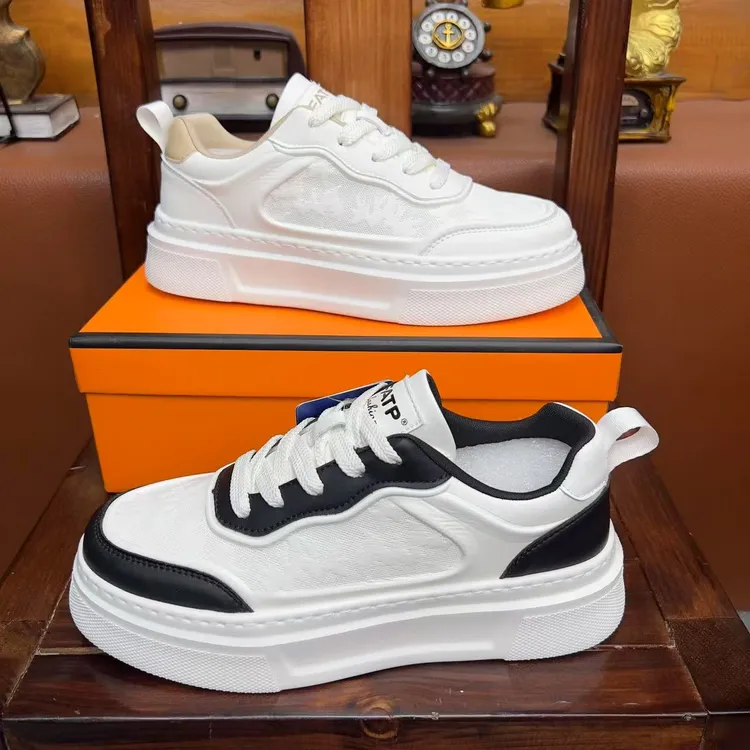 FATP新款厚底增高男鞋秋季上新男款板鞋时尚百搭休闲鞋软底男士潮