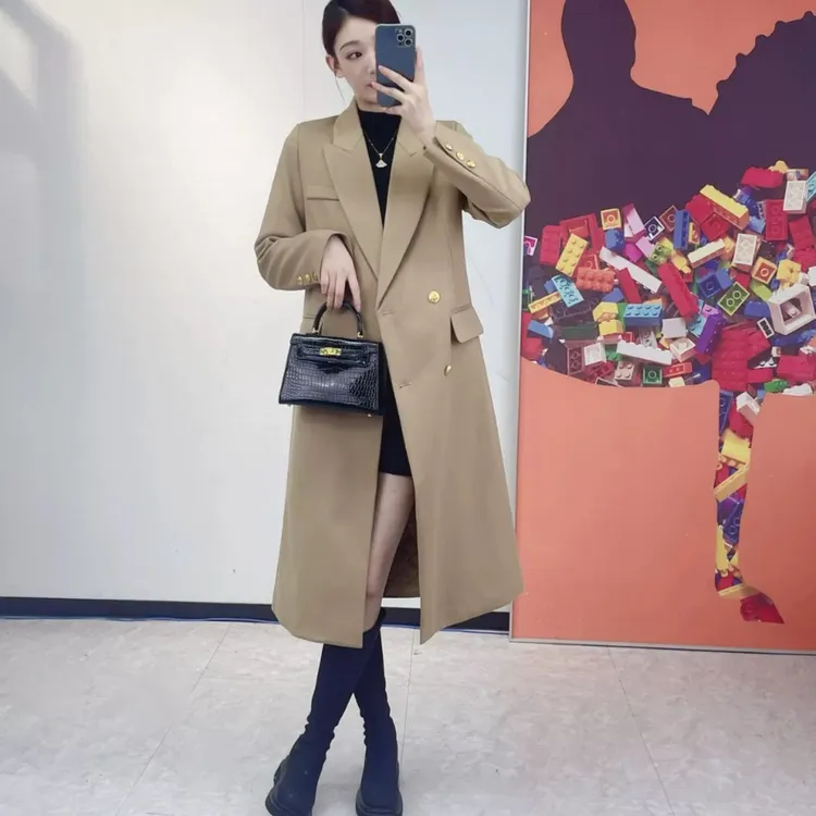 直播间扣号下单（非图片款）长款夹棉大衣