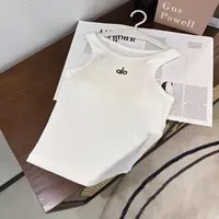 【ZMMY严选私服】新款舒适亲肤刺绣字母带胸垫固定杯背心5092504