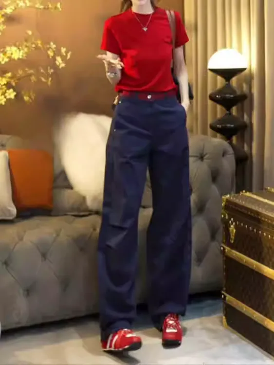 夏装搭配一整套新款清凉短袖t恤休闲裤女装高级感时尚百搭两件套