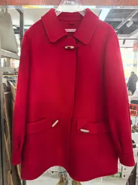 温柔风双面呢大衣短款气质百搭外套秋冬