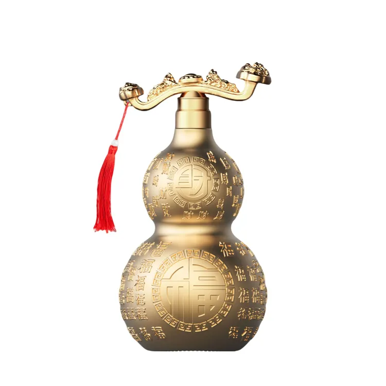 杏氿山西清香型白酒百福葫芦1000ml×2瓶纯粮酒礼盒装53%Vol