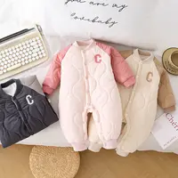 【超柔】婴幼儿连身衣棉服冬季保暖宝宝哈衣爬服棉衣秋冬季